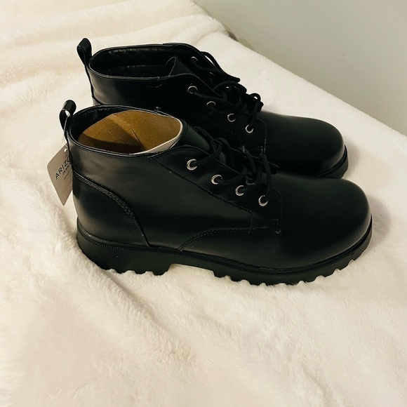 NWT Arizona Jean Co. women’s size 9M black ankle combat boots - Picture 7 of 7
